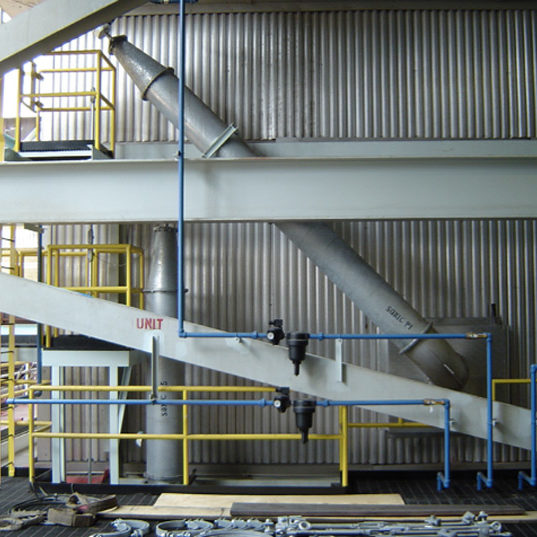 Ramonage industriel INSONEX 200 usine de transformation d'aluminium